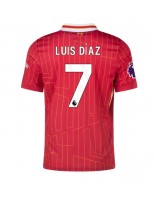 Liverpool Luis Diaz #7 Domácí Dres 2024-25 Krátký Rukáv